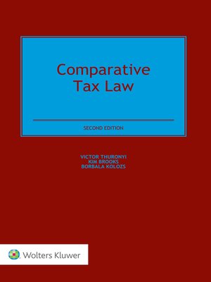 cover image of Comparative Tax Law